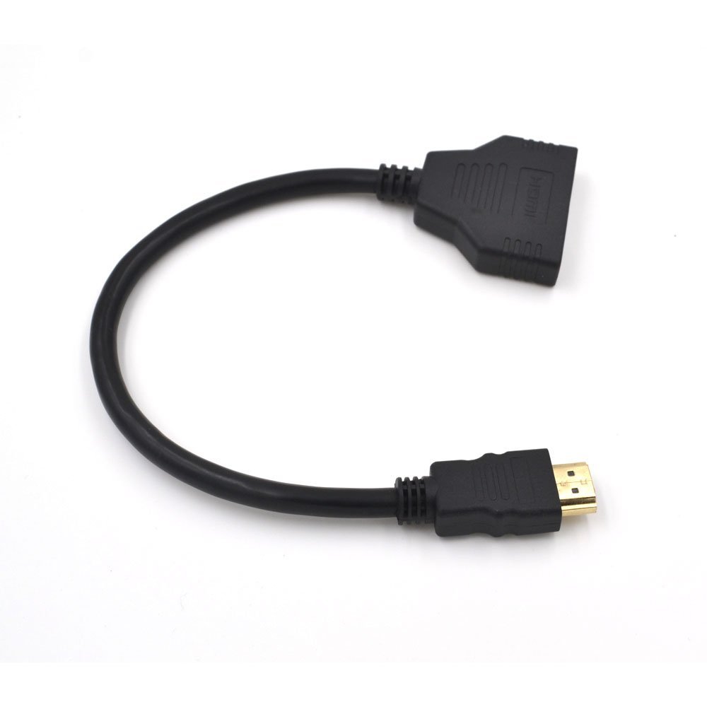 Electop HDMI Male To Dual HDMI Female 1 To 2 Way HDMI Splitter Adapter electop-hdmi-male-to-dual-hdmi-female-1-to-2-way-hdmi-splitter-adapter