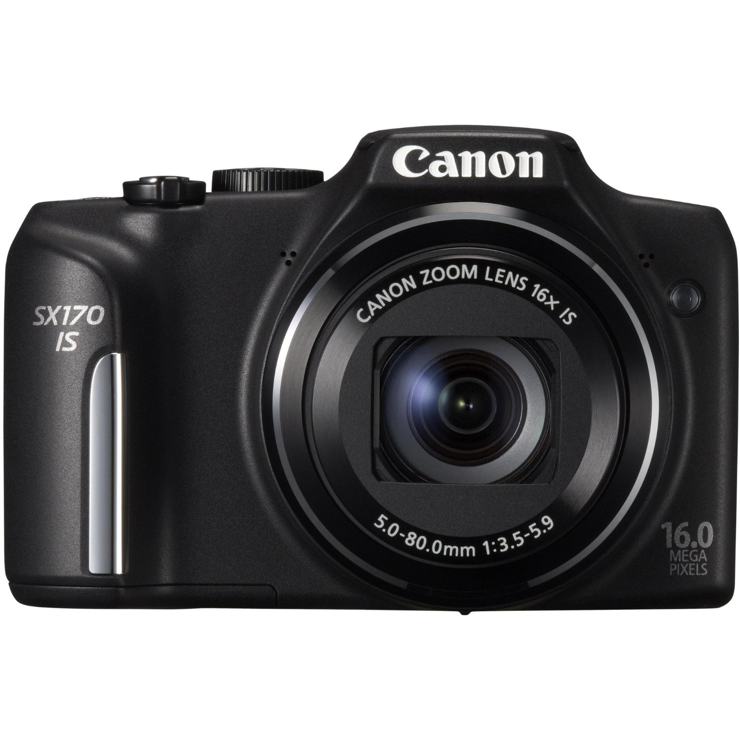 CANON PowerShot SX170 IS 3Inch LCD 16 Megapixel Compact Camera, Black