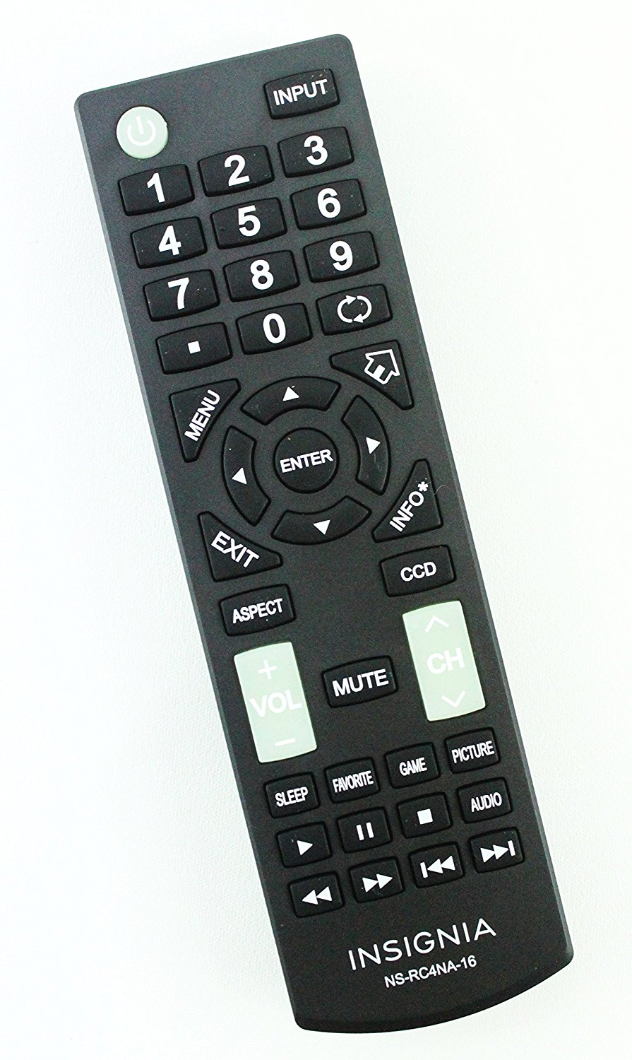 Insignia NSRC4NA16 LED TV Remote Control N2 free image download