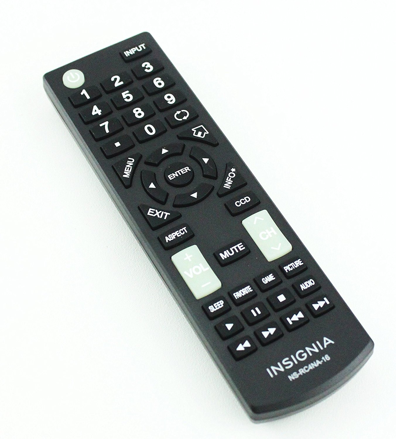 Insignia NSRC4NA16 LED TV Remote Control N4 free image download
