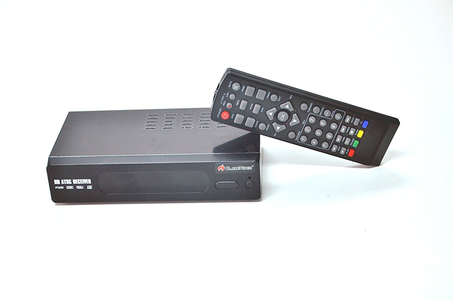 BlazeVideo ATSC Digital HD TV Converter Box, Analog TV Receiver, ATSC ...