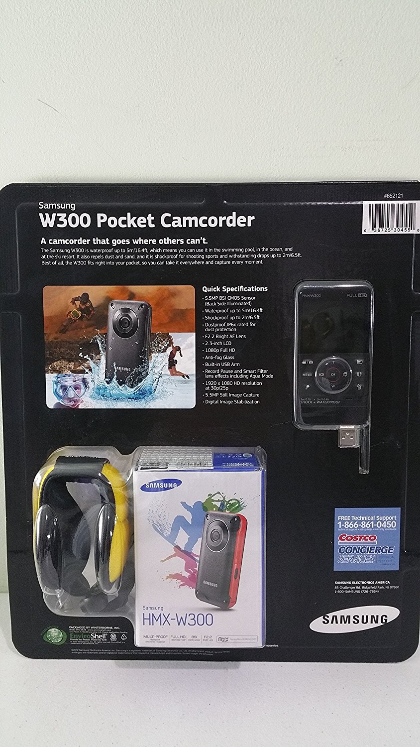 Limited SAMSUNG HMX W300 Full HD 1080p Pocket Camcorder Bundle Free Image Download