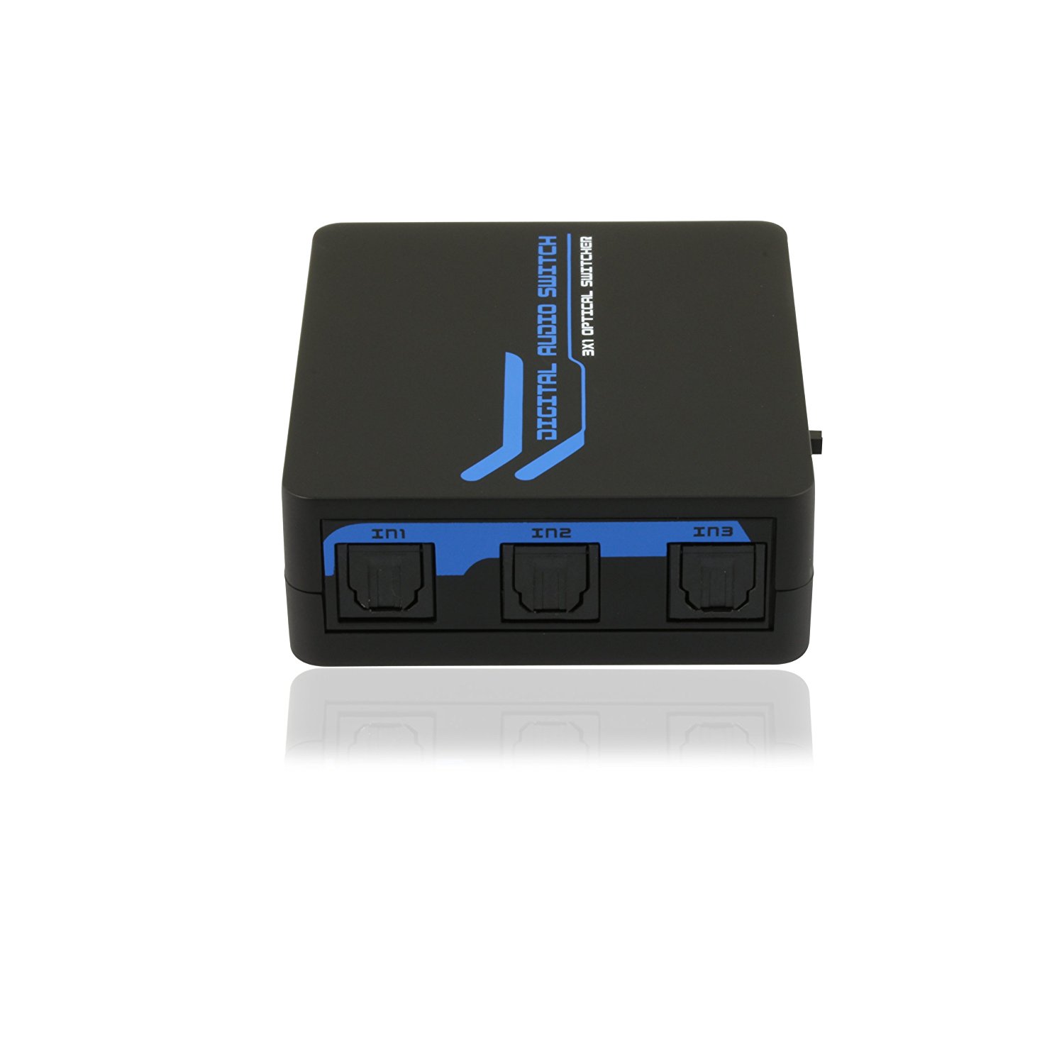 TNP Toslink SPDIF Digital Optical Audio Switch with Remote Control (3
