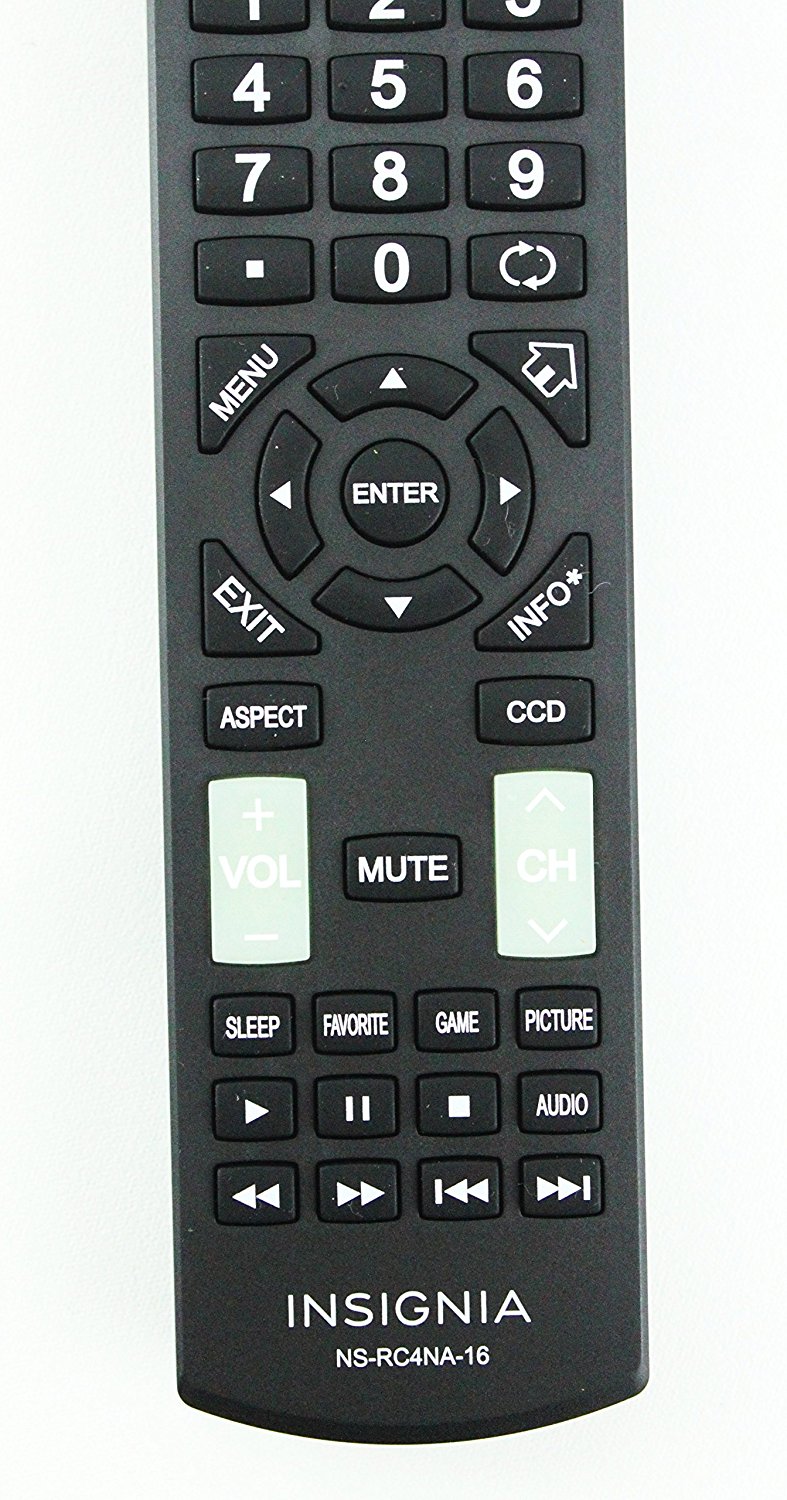 Insignia NSRC4NA16 LED TV Remote Control N5 free image download