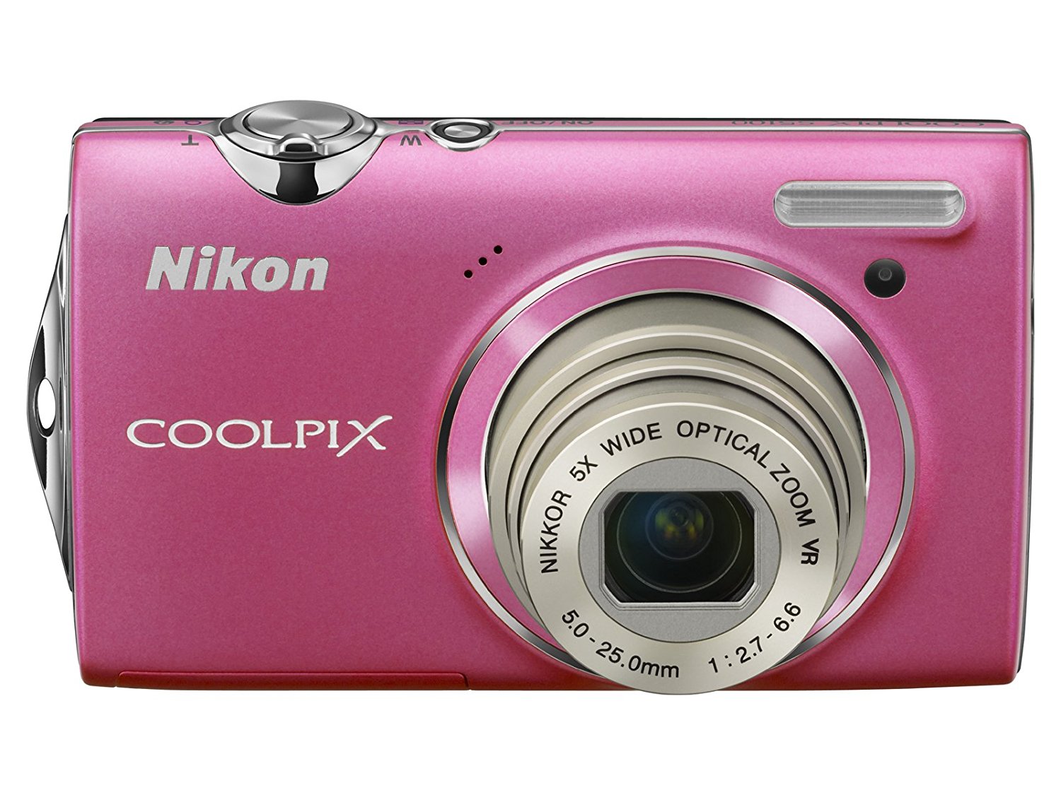 Nikon Digital Camera COOLPIX S5100 Pink S5100PK 12.20MPS x5 Optical ...