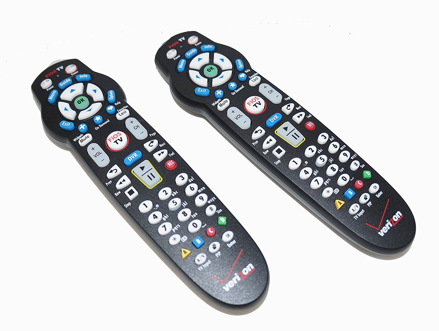 Set Of TWO Verizon FiOS TV Replacement Remote Controls By Frontier ...