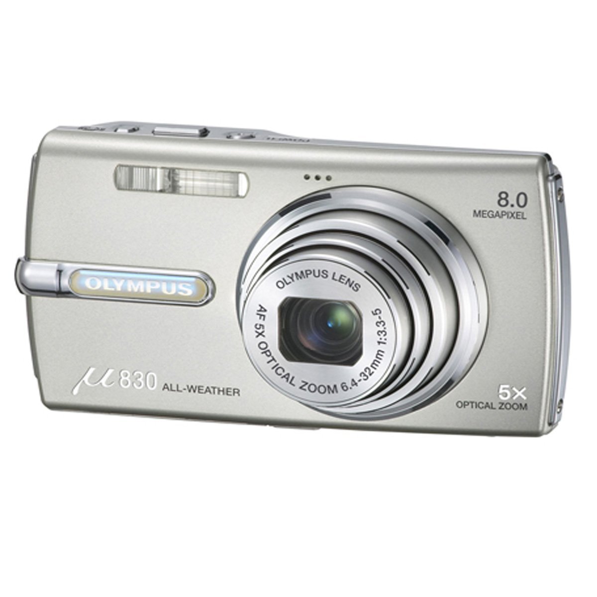 Olympus Stylus 830 8 MP Digital Camera with Dual Image Stabilized 5x ...