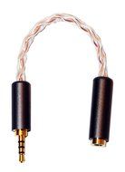 Extreme Audio Premium Gold Plated 2.5mm Balanced Male to 3.5mm Stereo Female Audio Connection Adapter Cable for...