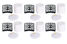 2 Packs Hepa Foam &amp; Felt Filter Kit for Shark NV755 UV795 Rarator Powered Lift-Away XL Capacity Vacuum Cleaner... N5