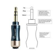 eBerry [A04 3.5mm Male to Male Audio Cable] Special Color Contrast Nylon Fiber Cloth Foil Shielded Slim Waist... N19