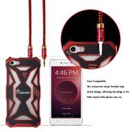 eBerry [A04 3.5mm Male to Male Audio Cable] Special Color Contrast Nylon Fiber Cloth Foil Shielded Slim Waist... N21