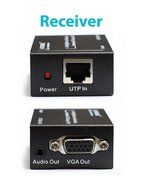 J-Tech Digital(Receiver Only) Hdmi Extender Over Tcp/ip Ethernet/over Single Cat5e/cat6 Cable 1080p with IR Remote... N26
