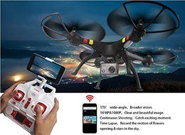 Syma X8 X8C X8W FPV RC Quadcopter Drone with 14MP WIFI Camera 2.4G 6Axis RTF dron RC Helicopter Fit SJ7000 Camera... N2