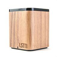 LSTN Satellite Walnut Wood Portable Bluetooth Speaker with Built-in Microphone N6