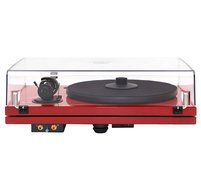 Music Hall MMF-5.1LE Limited Edition Two-Speed Belt Driven Turntable (Red)