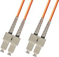 1M Multimode Duplex Fiber Optic Cable (62.5/125) - SC to SC N2