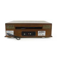 Pyle PTT30WD Bluetooth Vintage Classic Style Turntable Wireless Music Streaming, AM/FM Radio, USB Record Ability... N6