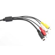 eLUUGIE Data Transfer USB Cable Charging Cord + S-Video to RCA Video Connector AV Cable for Sony Handycam, Mini... N6