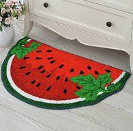 Speaking Life Cute Watermelon Interior Door Mat Carpet Sitting Room Carpet for Gifts 50cm*80cm