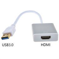 JerGO SuperSpeed USB 3.0 To HDMI HD 1080P Video Cable Adapter Converter For PC Laptop