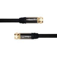 GearIt Digital Audio/Video (25 Feet/7.5 Meters)UL CL2 RG-6 F Type Gold Plated Coaxial Cable Connectors, White N7