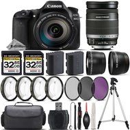 Canon EOS 80D DSLR Camera + Canon 18-200mm IS Lens + 0.43X Wide Angle Lens + 2.2x Telephoto Lens + 64GB Storage...