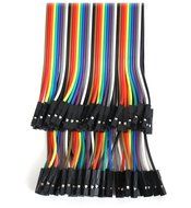 Frentaly&reg; 3X Multicolored 40pin Female to Female Breadboard Jumper Wires Ribbon Cables Kit