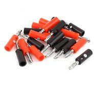 Wiwaplex 10 Pairs Audio Speaker Wire Cable Banana Plugs Screw Type Connectors 4mm N3