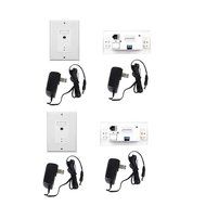 J-Tech Digital(Receiver Only) Hdmi Extender Over Tcp/ip Ethernet/over Single Cat5e/cat6 Cable 1080p with IR Remote... N32