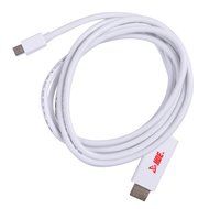 HDE DP to HDMI Mini DisplayPort (Thunderbolt Port Compatible) HDTV Apple Macbook or PC to HDMI Digital TV Monitor... N4