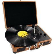 Pyle Retro Belt-Drive Turntable With USB-to-PC Connection