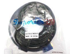 Importer520 HD15 Male to Male VGA Video Cable for TV Computer Monitor (25Ft, Blue Connector) N4
