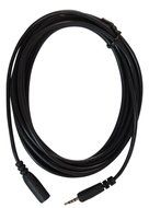 YCS Basics 12 foot 2.5mm male to female 4 conductor headphone / aux cable N3