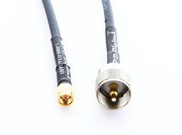 MPD Digital 58u-pl-259-f-sma-m-20-in Radio Handheld Coaxial Cable SMA Male to UHF SO239 PL259 Male RG58