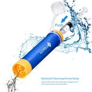 Etekcity 2Pack Portable 1500L Emergency Camping Water Filter, 3-stage filtration , 0.01 Micron, Survival Kit Supplies N6
