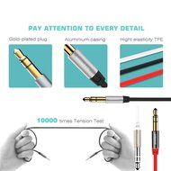 nkomax 3.5mm Gold Plated Premium Auxiliary Male To Male AUX Cable Suitable for iPad, iPhone, iPod, MP3 players... N29