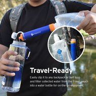Etekcity 2Pack Portable 1500L Emergency Camping Water Filter, 3-stage filtration , 0.01 Micron, Survival Kit Supplies N8