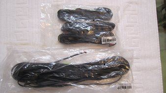 Set 5 Bose speaker wire. Black.For Lifestyle or Acoustimass system N2