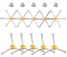 I-clean Replacement Robot Vacuum Cleaner Parts 5Pcs Side Brushes 6-arms &amp; 5Pcs Side Brushes 3-arms for iRobot... N7