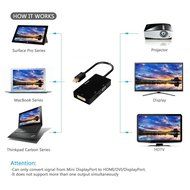 Teorder Thunderbolt Mini Display Port DP to HDMI DVI VGA Adapter Audio Video Full HD 1080p HDTV Adaptor for Mac... N2
