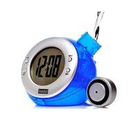 Generic New Eco-Friendly Water Powered Energy Clock With Digital Clock LCD Blue