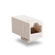 CAT5e Keystone Coupler,VCE (5-PACK) RJ45 Female to Female Insert Coupler UTP CAT5e Keystone inline Coupler -White N4