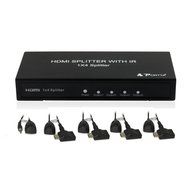 Portta PET0104 HDMI Splitter 4 Port 1x4 v1.3 support Full HD 3D 1080p Deep Color HD Audio Real HDMI N11