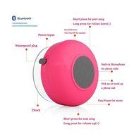 Wireless Bluetooth Speaker Waterproof Mini Shower For iPhone Tablet PC N12