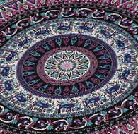 Table Cloth Buedvo Round Beach Pool Home Shower Towel Blanket Table Cloth Yoga Mat N2