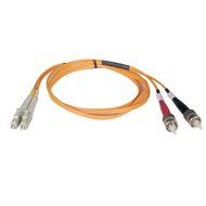 Tripp Lite Duplex Multimode 62.5/125 Fiber Patch Cable (LC/ST), 2M (6-ft.)(N318-02M) N2
