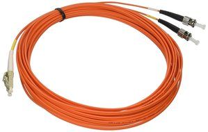 Tripp Lite Duplex Multimode 62.5/125 Fiber Patch Cable (LC/ST), 2M (6-ft.)(N318-02M) N3