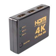 1JUSTLINK 3 Port HDMI Switch 3x1 3 in 1 out 4K HDMI Switch Hub V1.4B HDMI Switch Switcher Splitter Adapter Cable... N2