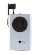 Kikkeland Solar Powered Crank Radio - White N4