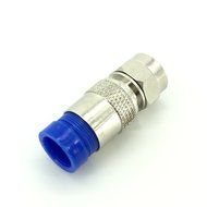 Pasow 50 Pcs Rg6 F Connector Adapter Plug Coax Compression Satellite Cable Coaxial Tv Fitting